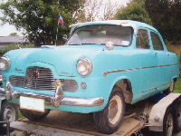 Cliff's Mk1 on trailer
